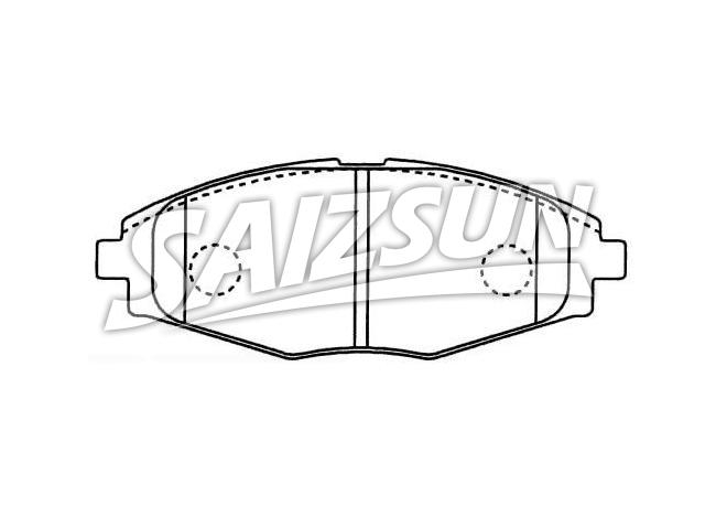刹车片 Brake Pad Set:9627 3708
