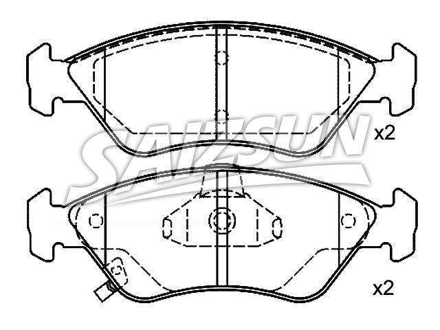 刹车片 Brake Pad Set:0K9A0-26-23Z