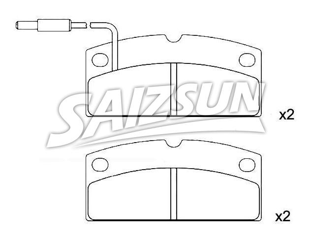 刹车片 Brake Pad Set:6G065