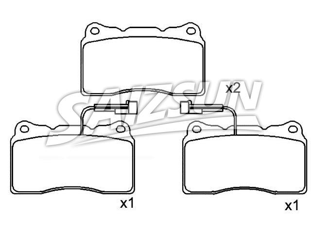刹车片 Brake Pad Set:9 948 030