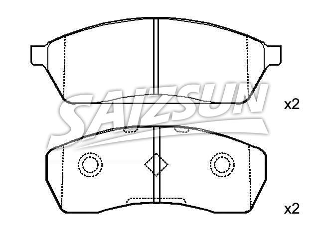 刹车片 Brake Pad Set:26290-KC000