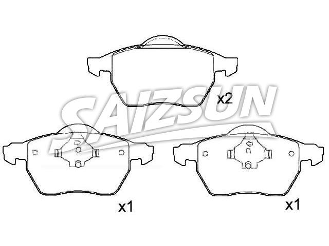 刹车片 Brake Pad Set:2 723 70
