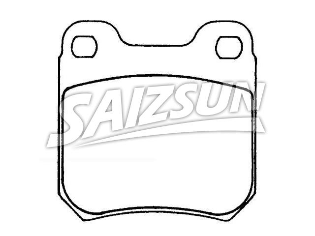 刹车片 Brake Pad Set:48 36 987