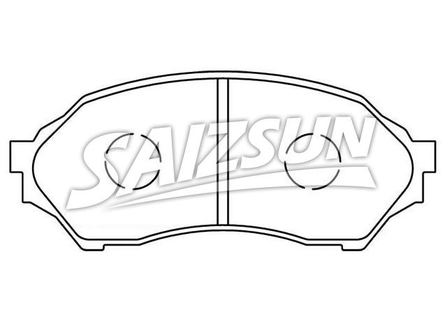 刹车片 Brake Pad Set:B2YD-33-28Z