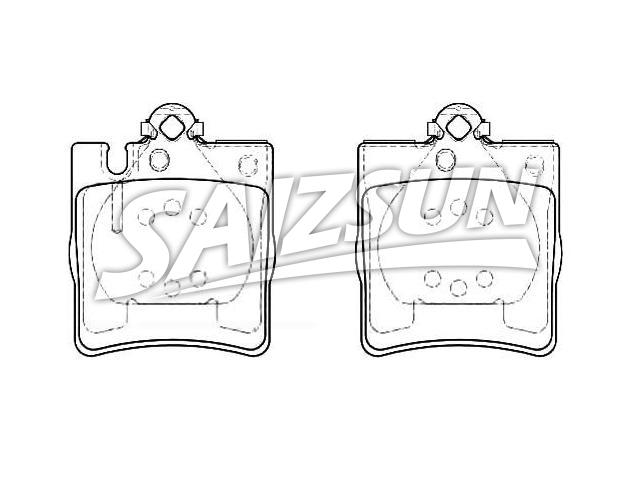 刹车片 Brake Pad Set:003 420 28 20