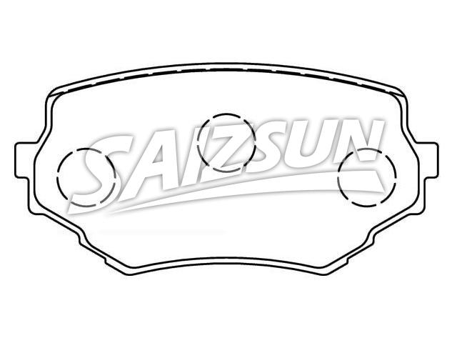 刹车片 Brake Pad Set:55200-65D00