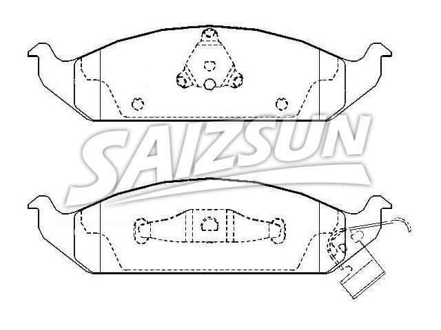 刹车片 Brake Pad Set:4 728 240