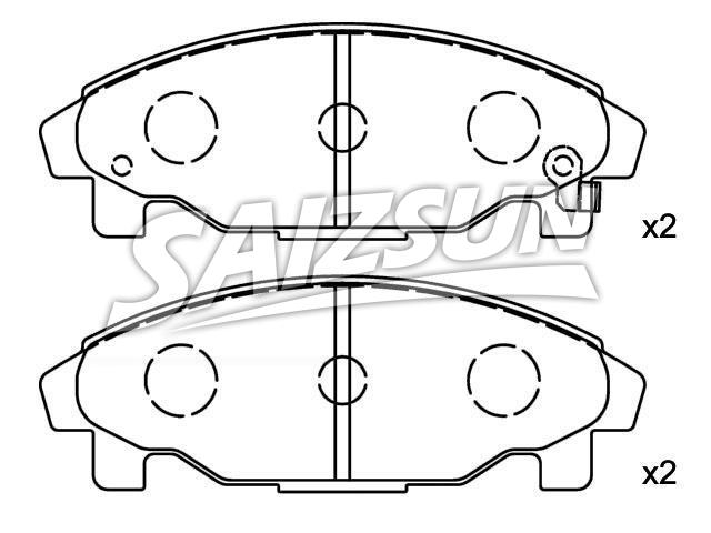 刹车片 Brake Pad Set:04491-87724