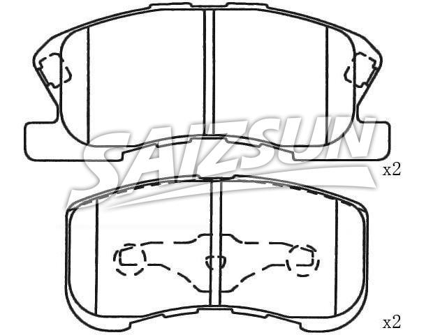 刹车片 Brake Pad Set:04491-97201