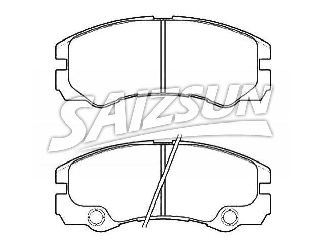 刹车片 Brake Pad Set:16 05 002