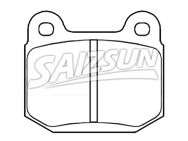 刹车片 Brake Pad Set:A117J0084S