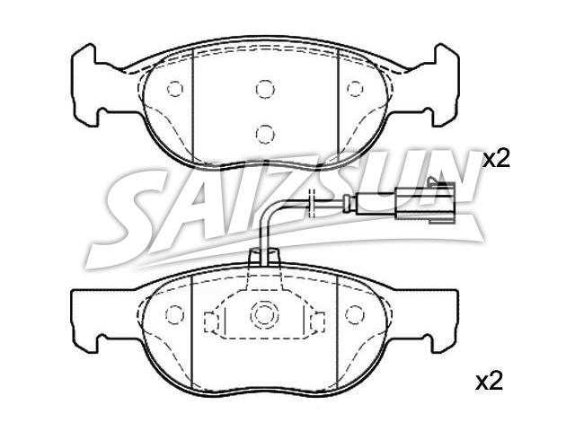 刹车片 Brake Pad Set:9 950 714