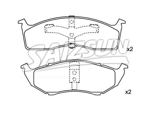 刹车片 Brake Pad Set:4 882 106