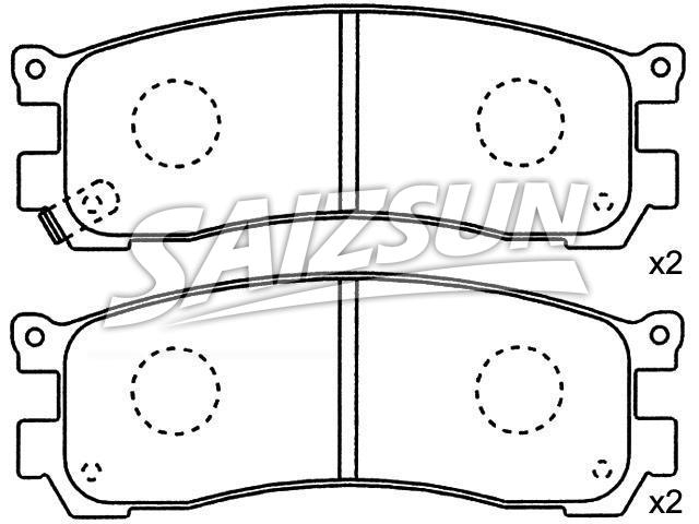刹车片 Brake Pad Set:30Y1-26-43ZA