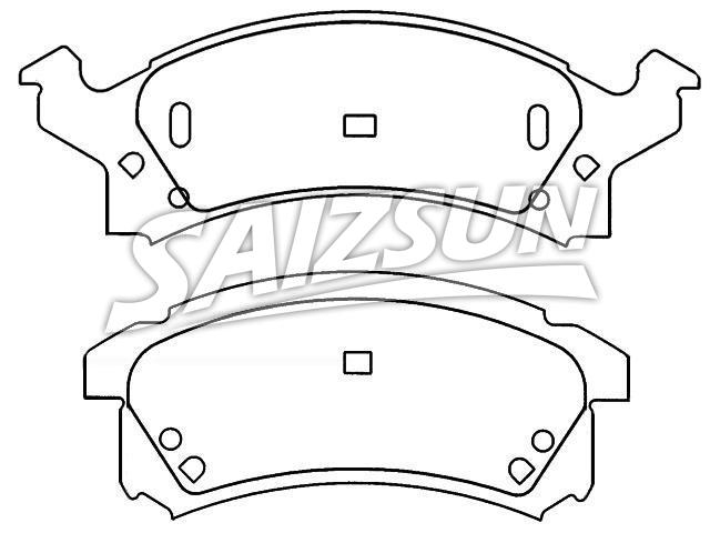 Bremsbelagsatz, Scheibenbremse Brake Pad Set:12510050
