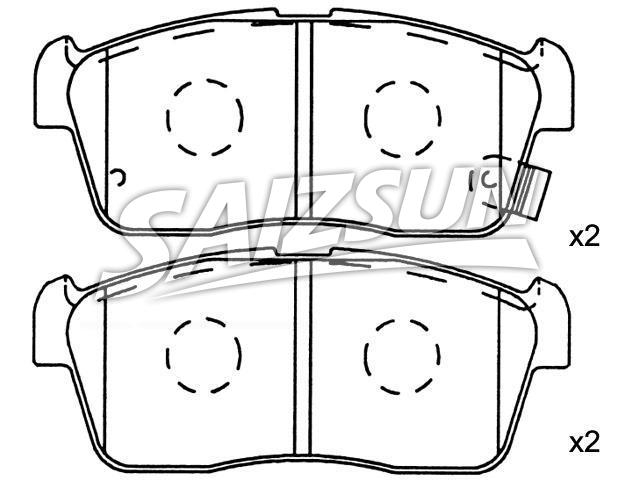 тормозная кладка Brake Pad Set:04491-97217