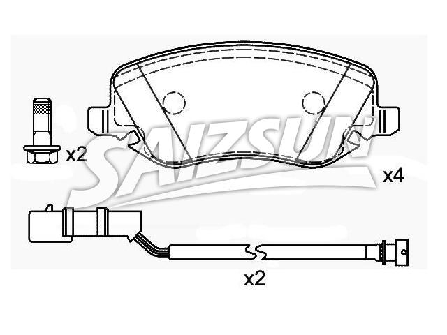тормозная кладка Brake Pad Set:7 736 214 1
