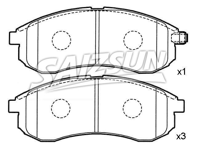 тормозная кладка Brake Pad Set:DBP 511 126