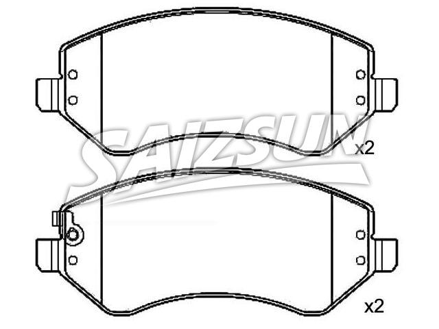 тормозная кладка Brake Pad Set:05019984AA