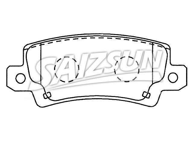 тормозная кладка Brake Pad Set:04466-02020