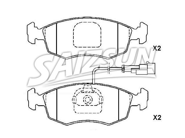 тормозная кладка Brake Pad Set:9 947 954