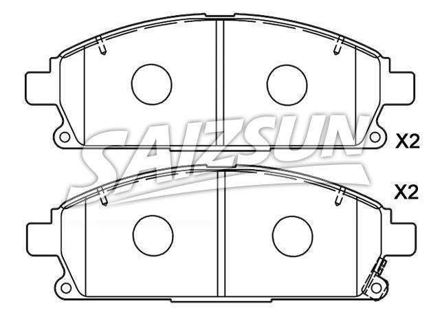 тормозная кладка Brake Pad Set:45022-S3V-A10