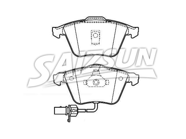 тормозная кладка Brake Pad Set:4B0 698 151 AC