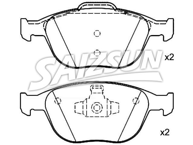 тормозная кладка Brake Pad Set:1 355 950