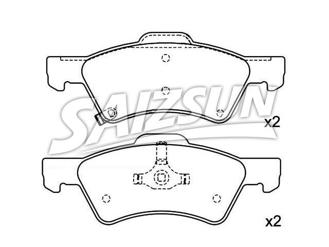 тормозная кладка Brake Pad Set:05019803AA