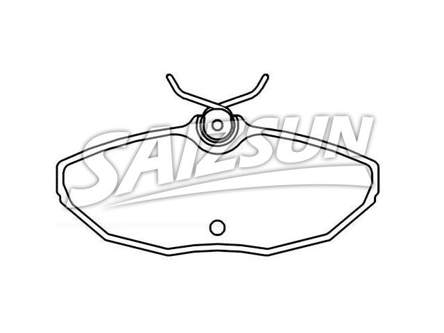 тормозная кладка Brake Pad Set:C2C  8342