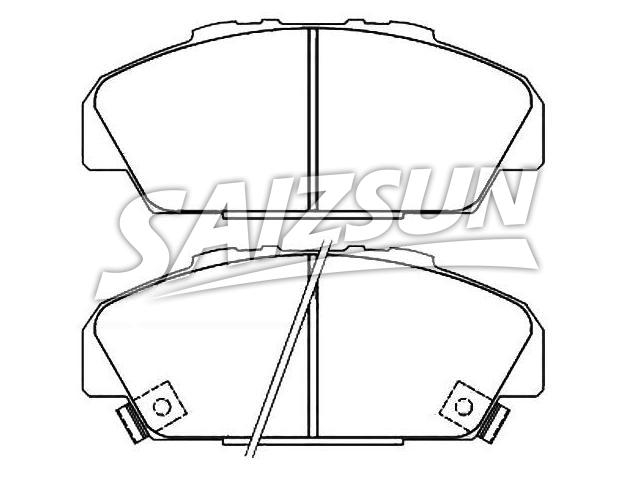 тормозная кладка Brake Pad Set:45022-SM2-010