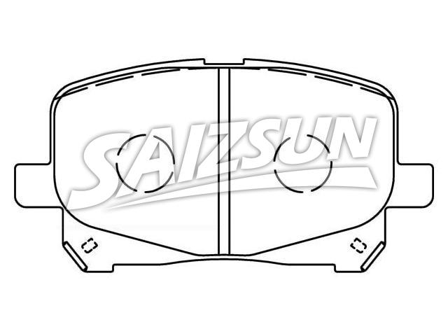 тормозная кладка Brake Pad Set:04465-28410