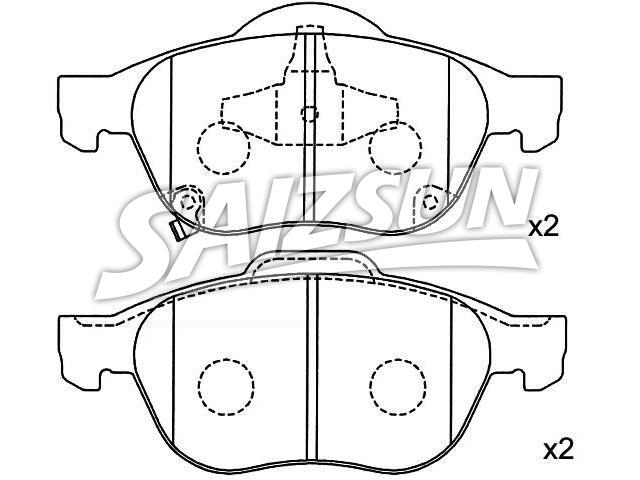 тормозная кладка Brake Pad Set:04465-05050