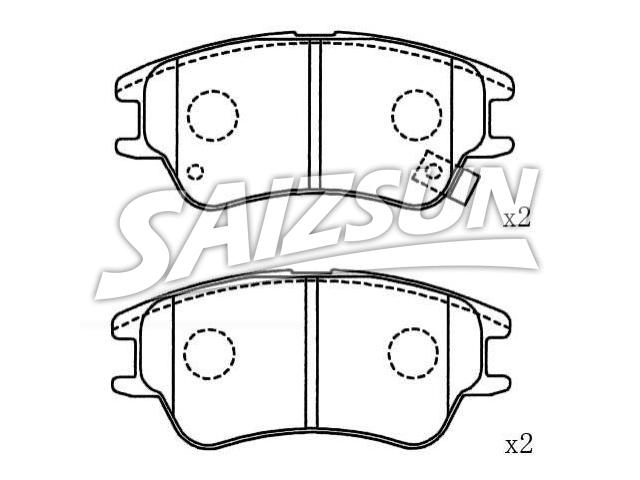 тормозная кладка Brake Pad Set:58101-02A10