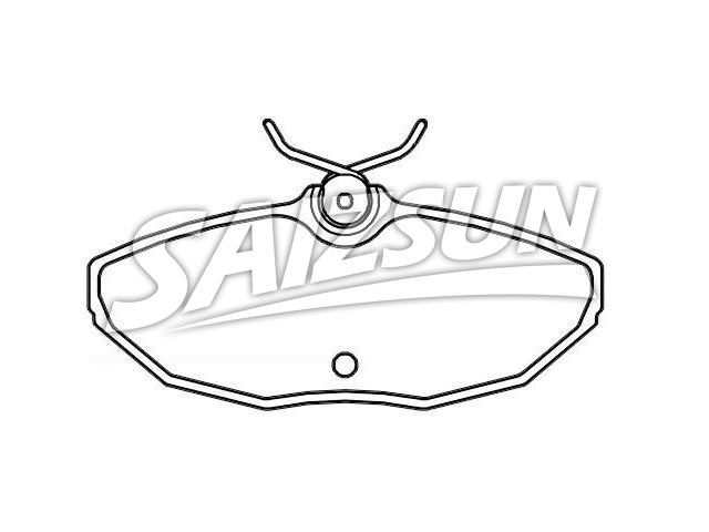тормозная кладка Brake Pad Set:XR8-12436