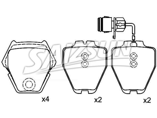 тормозная кладка Brake Pad Set:4D0 698 151 K