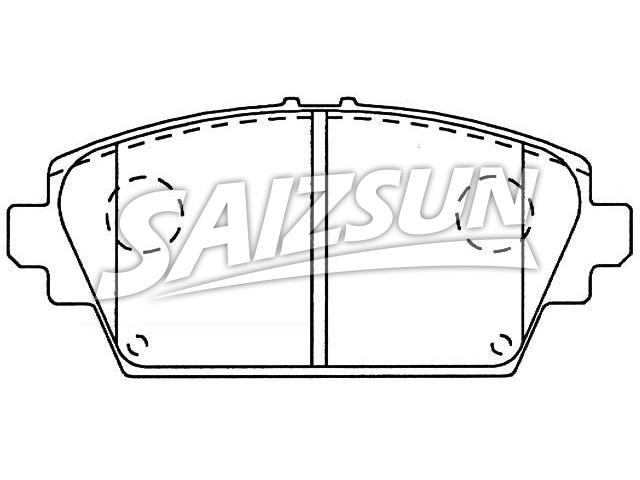 тормозная кладка Brake Pad Set:41060-4U125