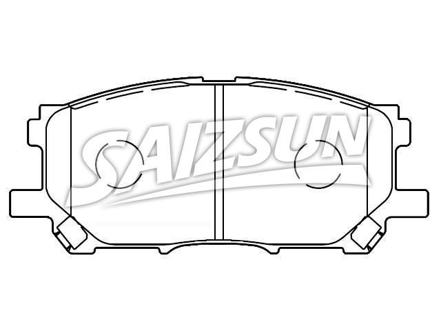 тормозная кладка Brake Pad Set:04465-0W070