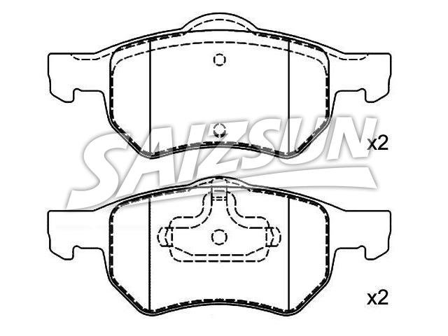 тормозная кладка Brake Pad Set:05072215AA