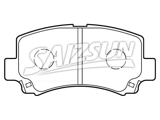 刹车片 Brake Pad Set:55810-25F10
