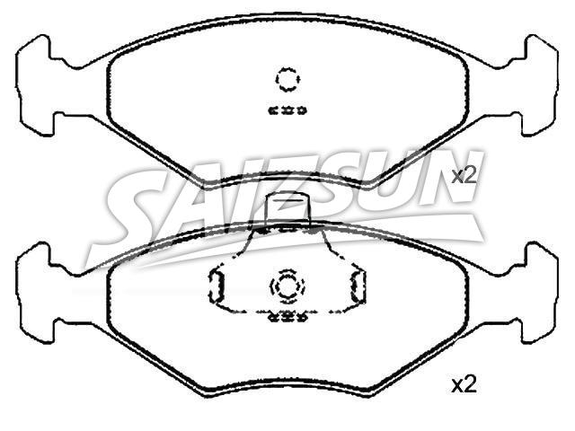 刹车片 Brake Pad Set:7 736 217 1