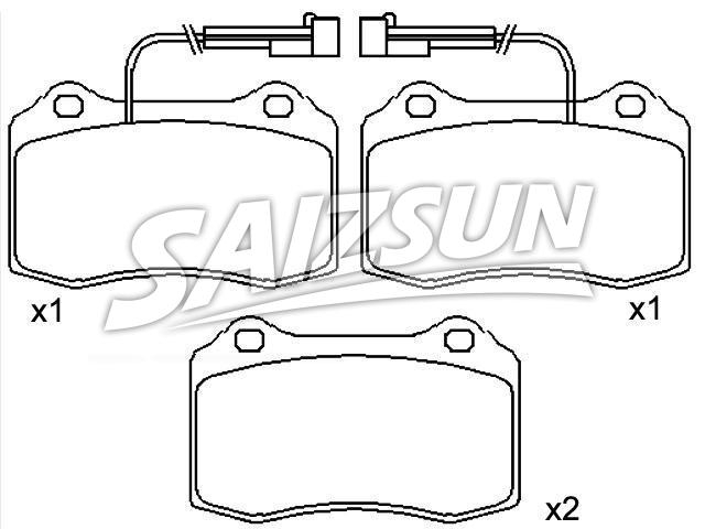 刹车片 Brake Pad Set:7 736 222 7