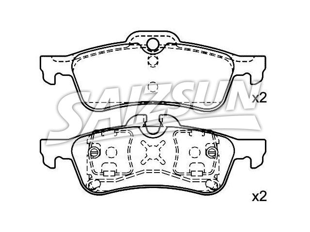 刹车片 Brake Pad Set:34 21 67 70 252