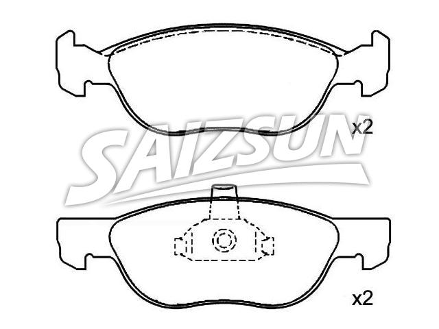 刹车片 Brake Pad Set:7 736 214 9