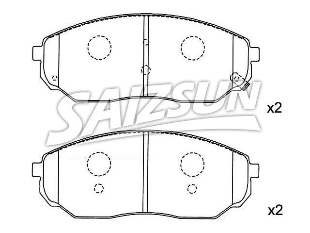 刹车片 Brake Pad Set:58101-3ED00