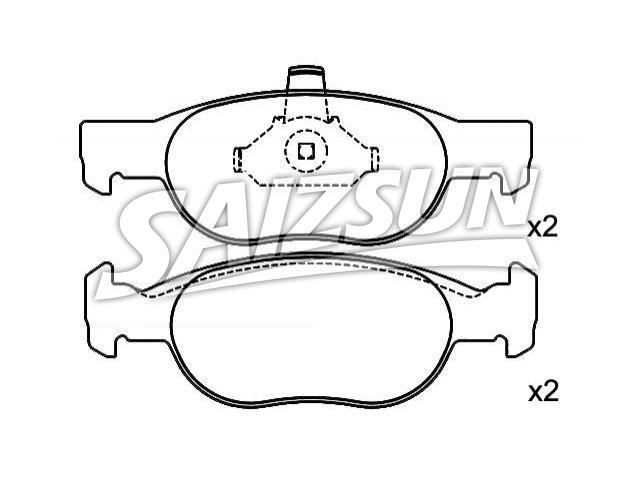 刹车片 Brake Pad Set:9 948 408