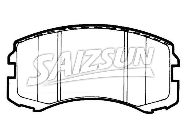 刹车片 Brake Pad Set:MR569225