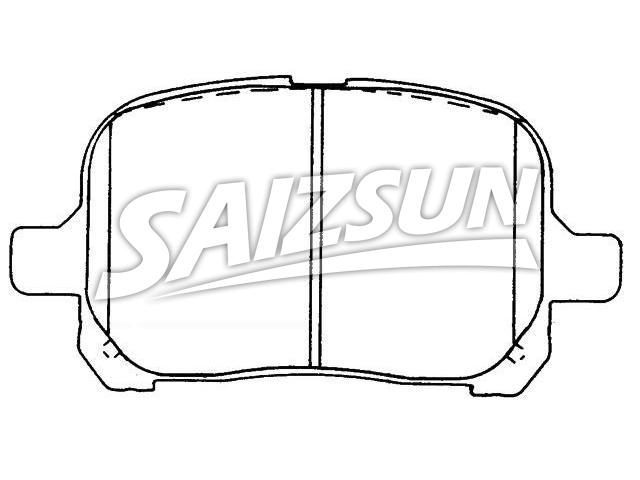 刹车片 Brake Pad Set:04465-33130