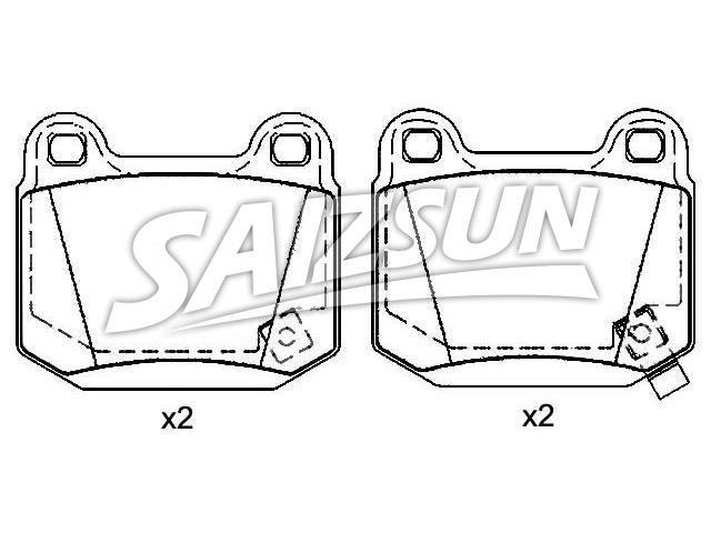 Brake Pad Set:MR 407 391