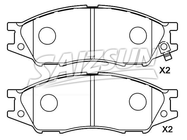 Brake Pad Set:41060-6N091